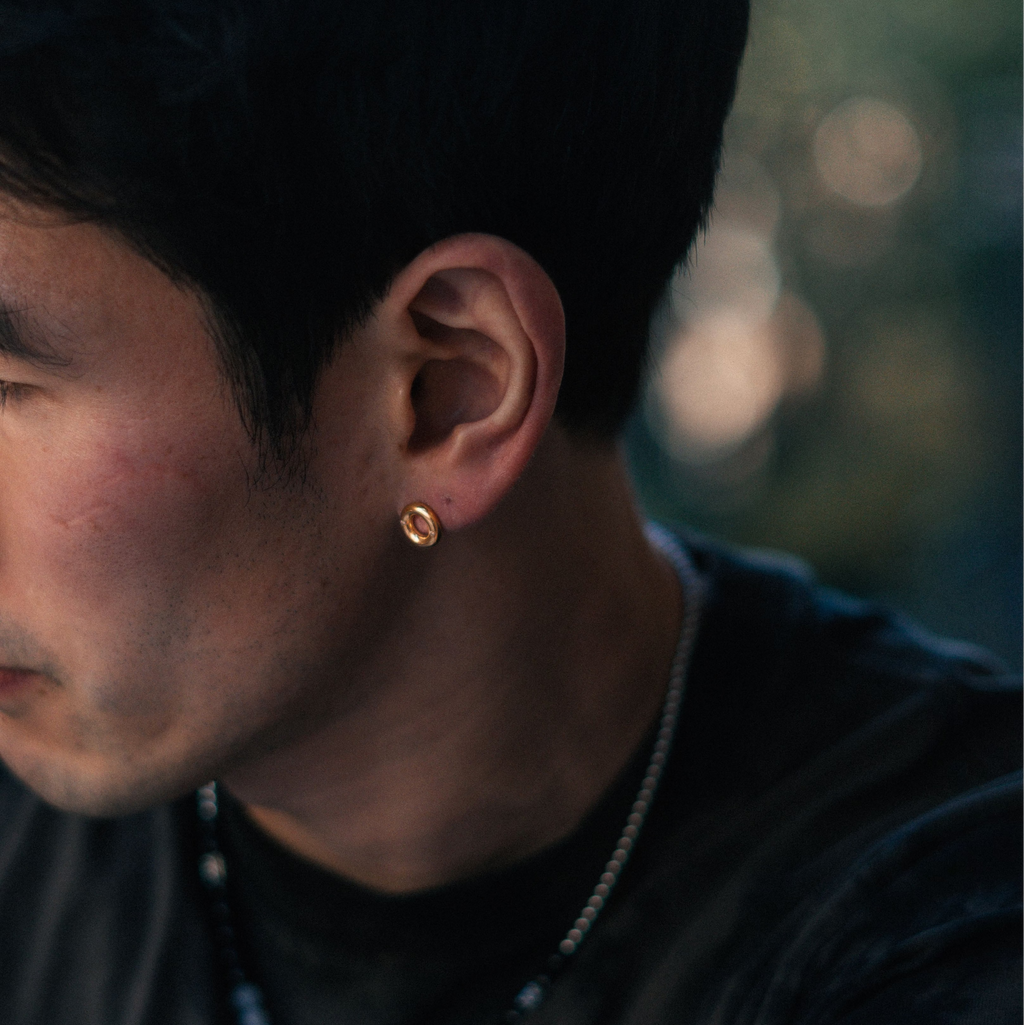 Donut Earring - Gold