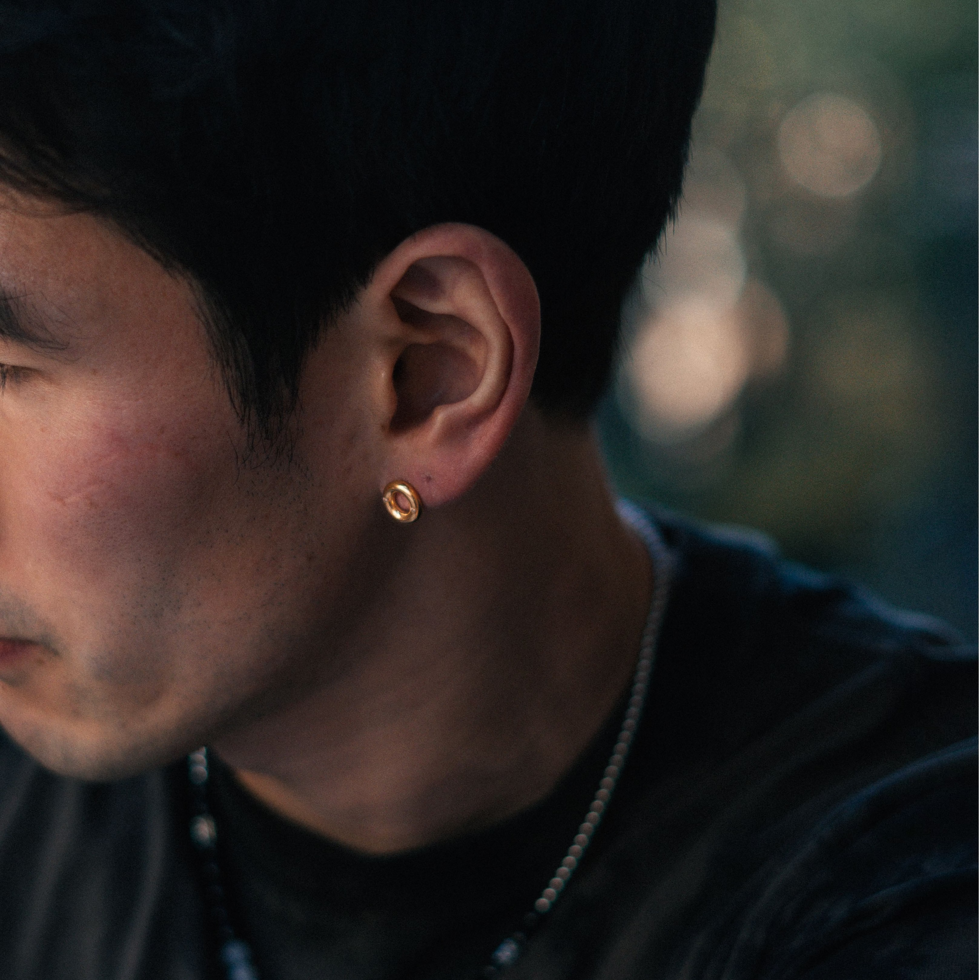 Donut Earring - Gold