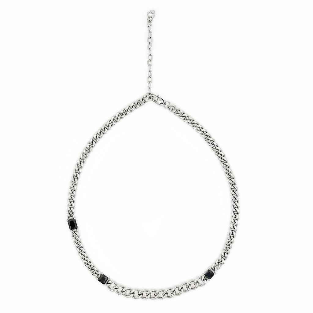 Black Gemstone Necklace