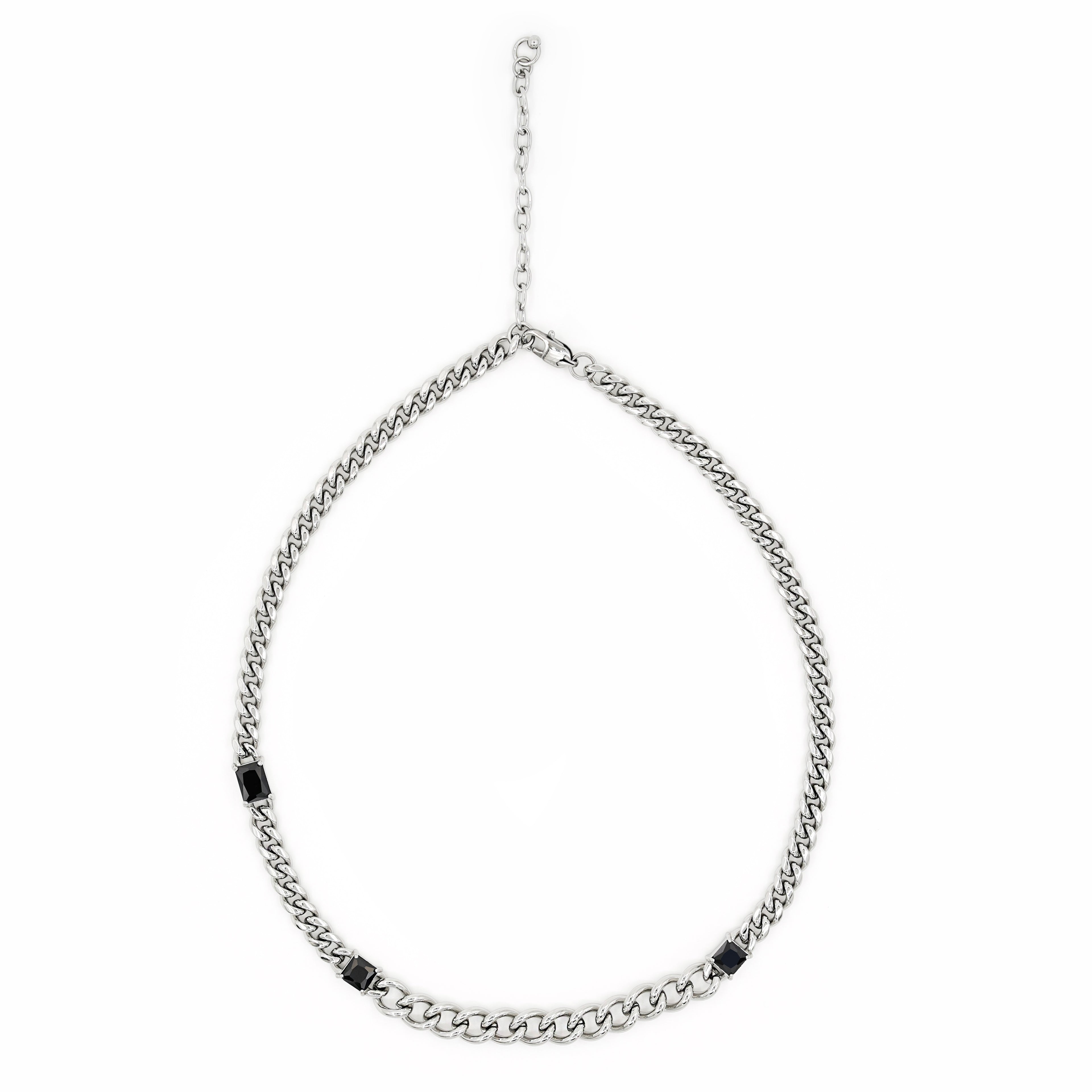 Black Gemstone Necklace