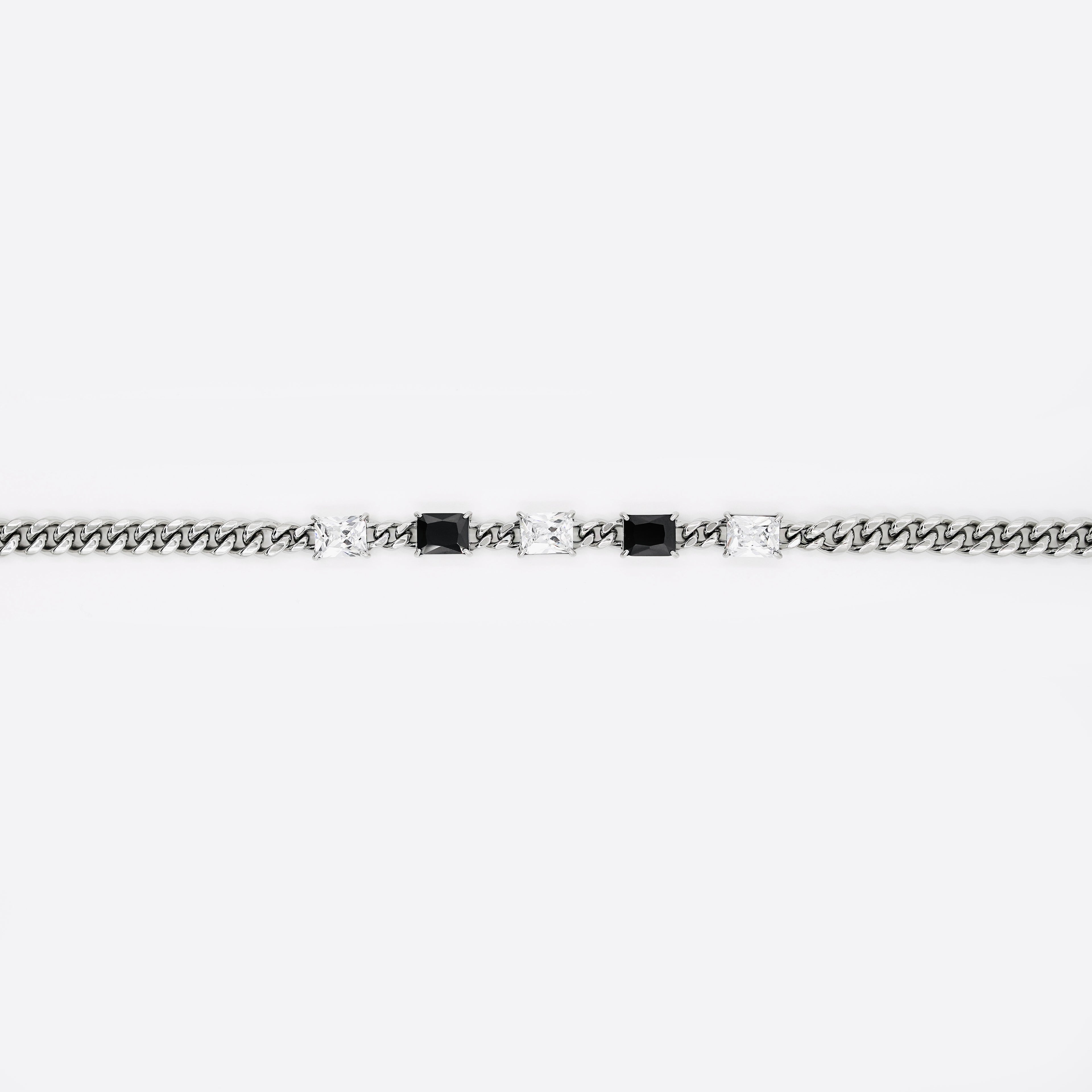 Black and Crystal Necklace