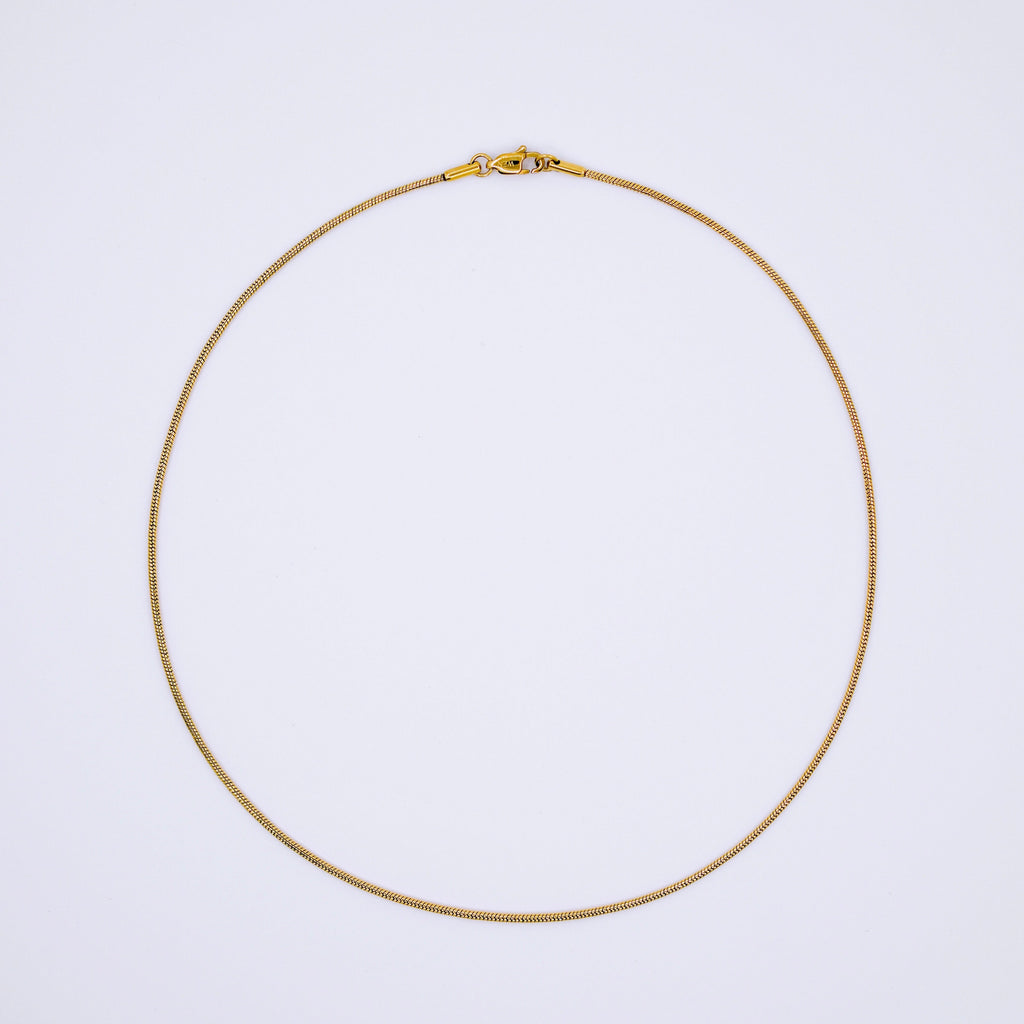 Snake Chain Necklace - Gold
