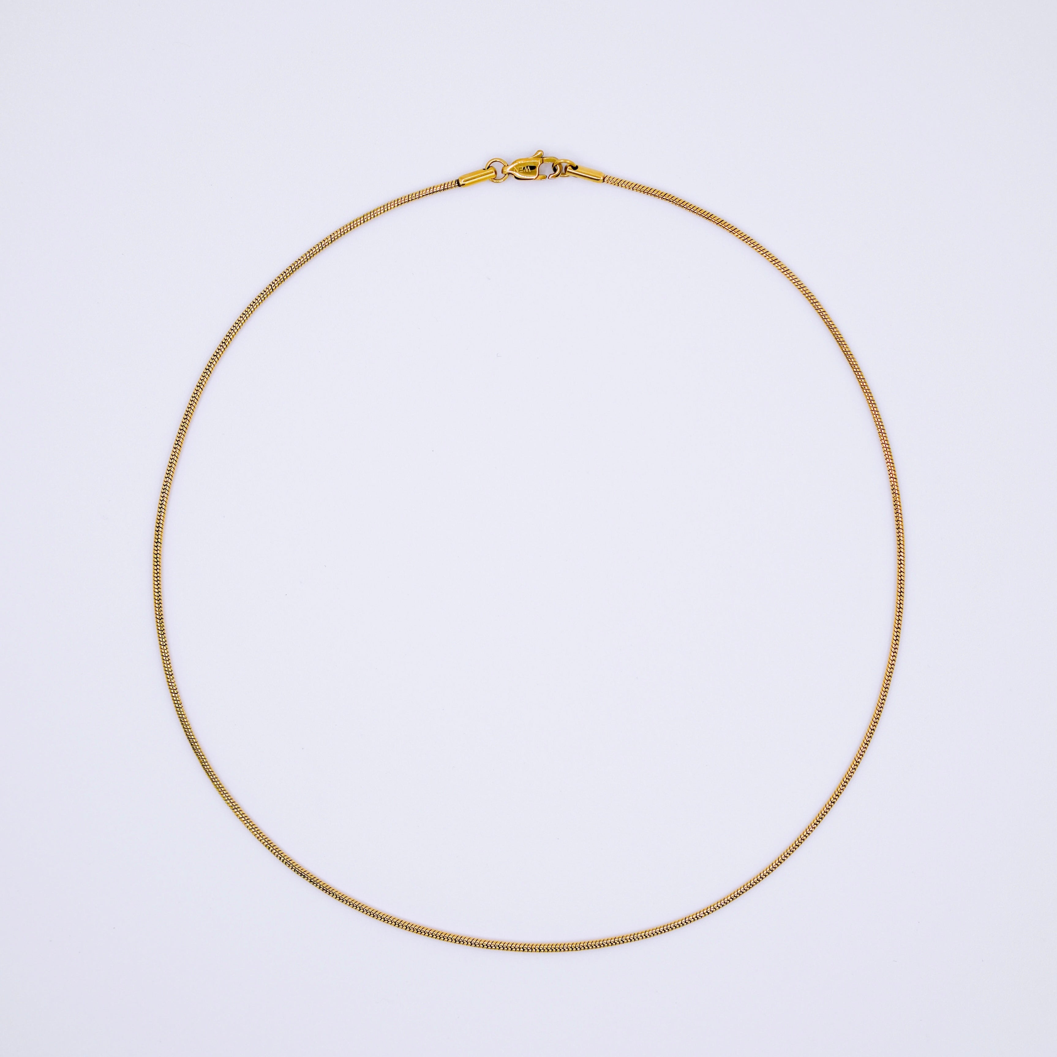 Snake Chain Necklace - Gold