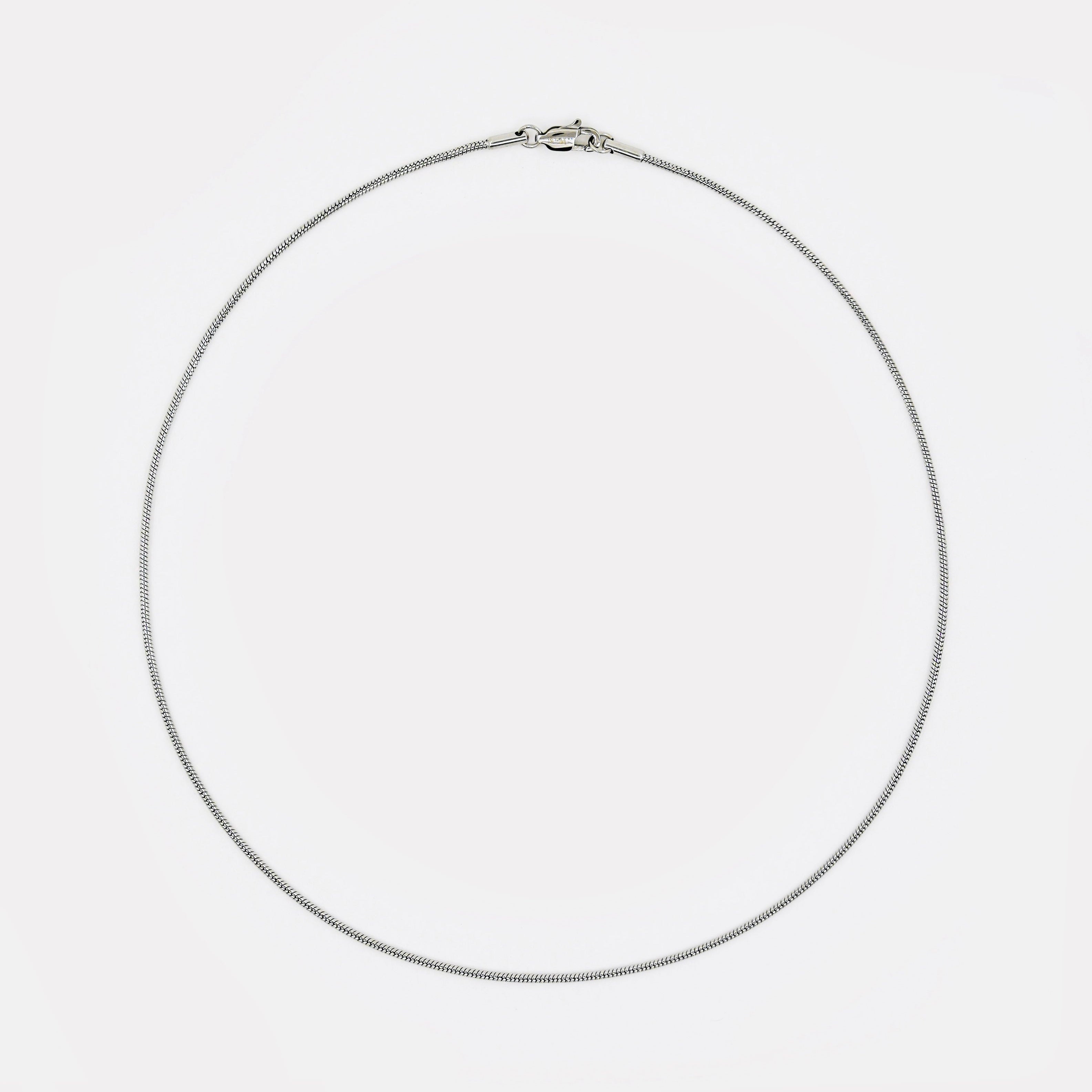 Snake Chain Necklace - Silver