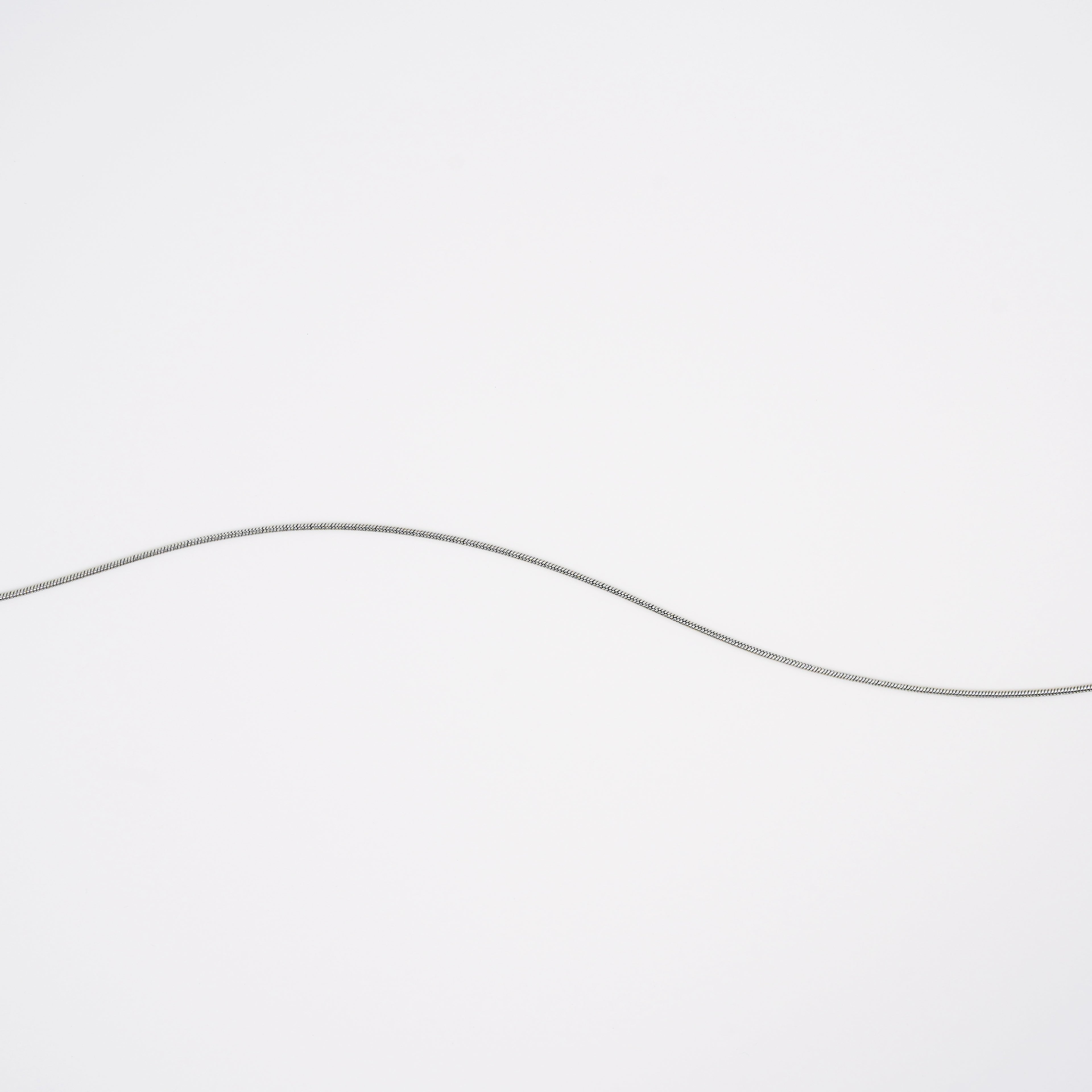 Snake Chain Necklace - Silver