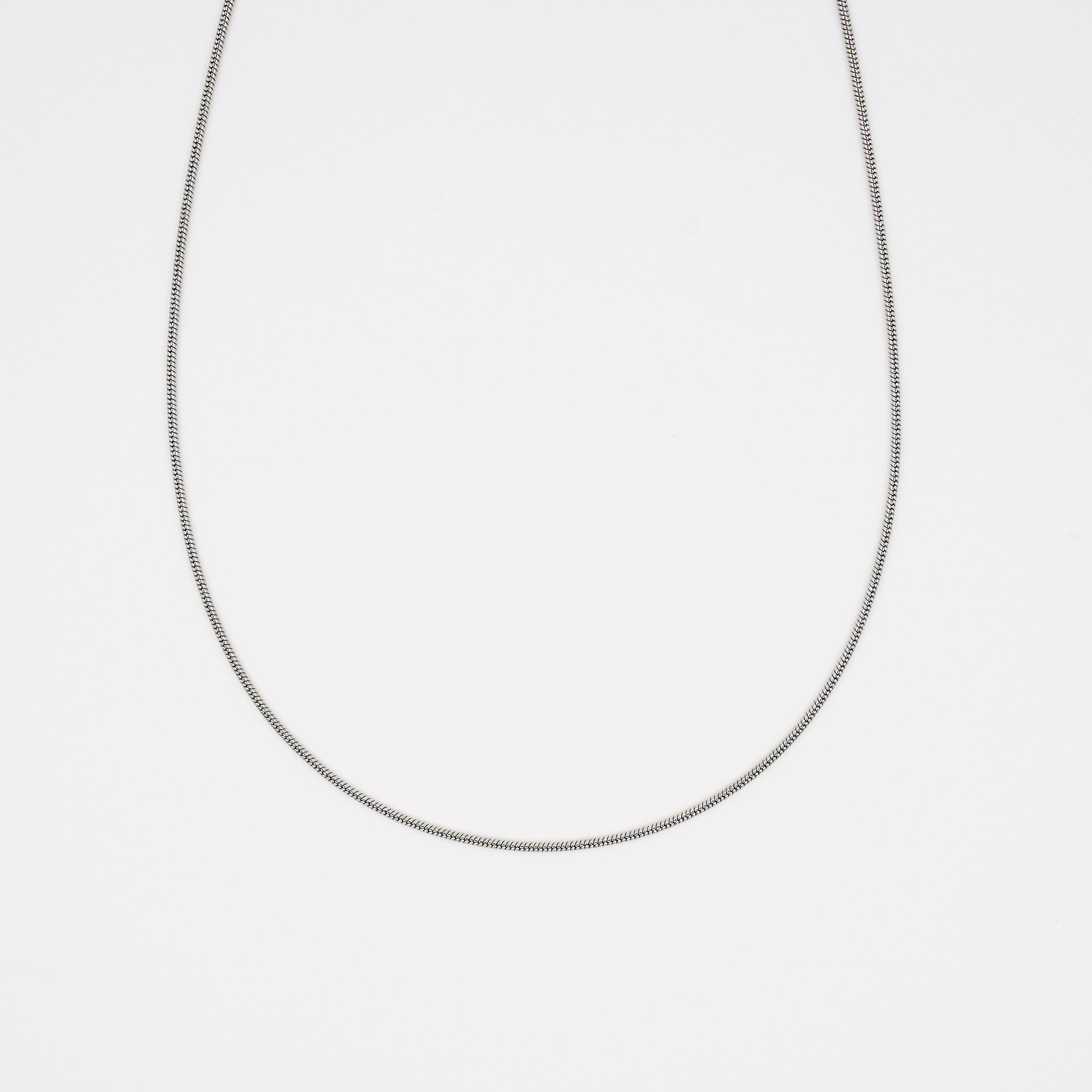 Snake Chain Necklace - Silver