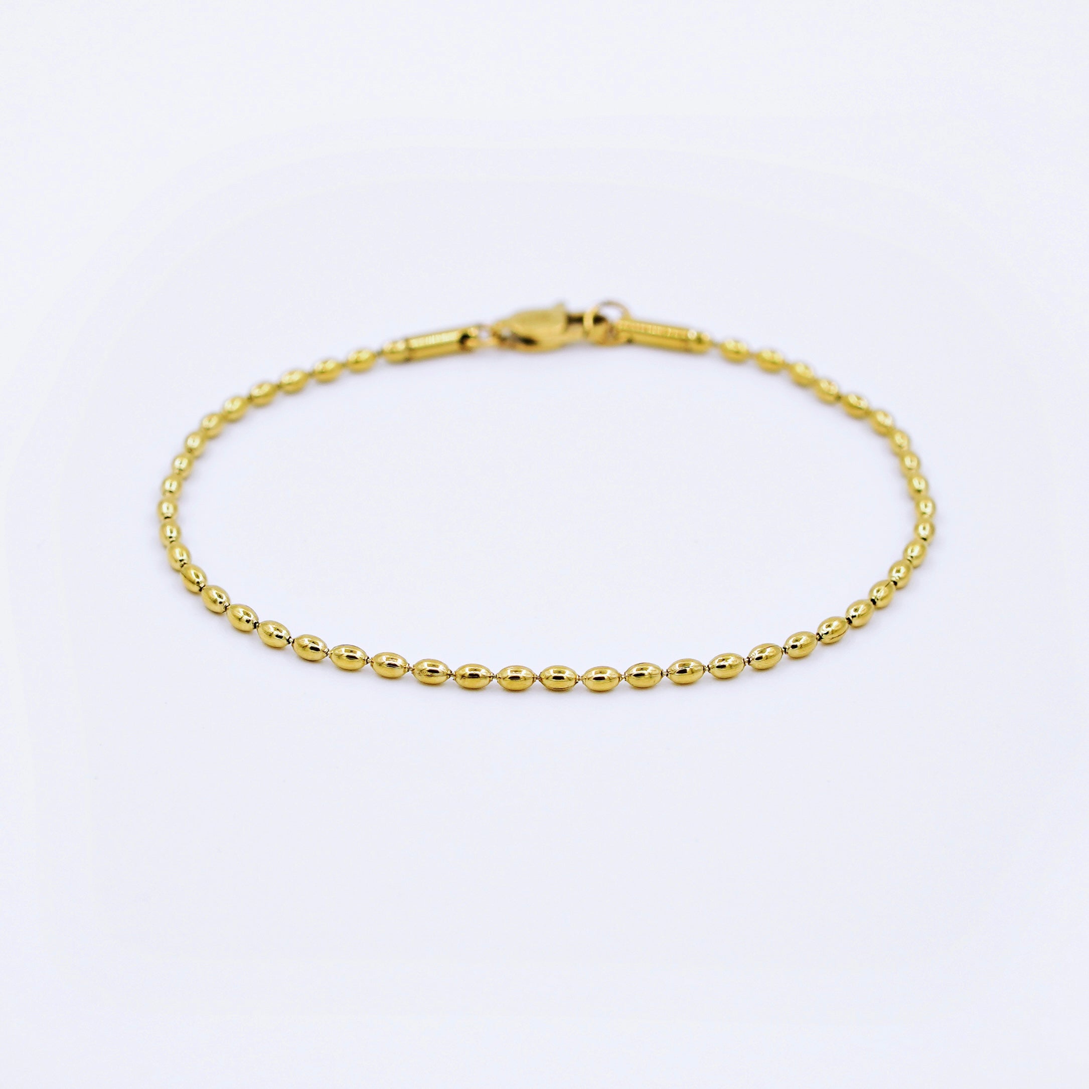 Rice Chain Bracelet - Gold