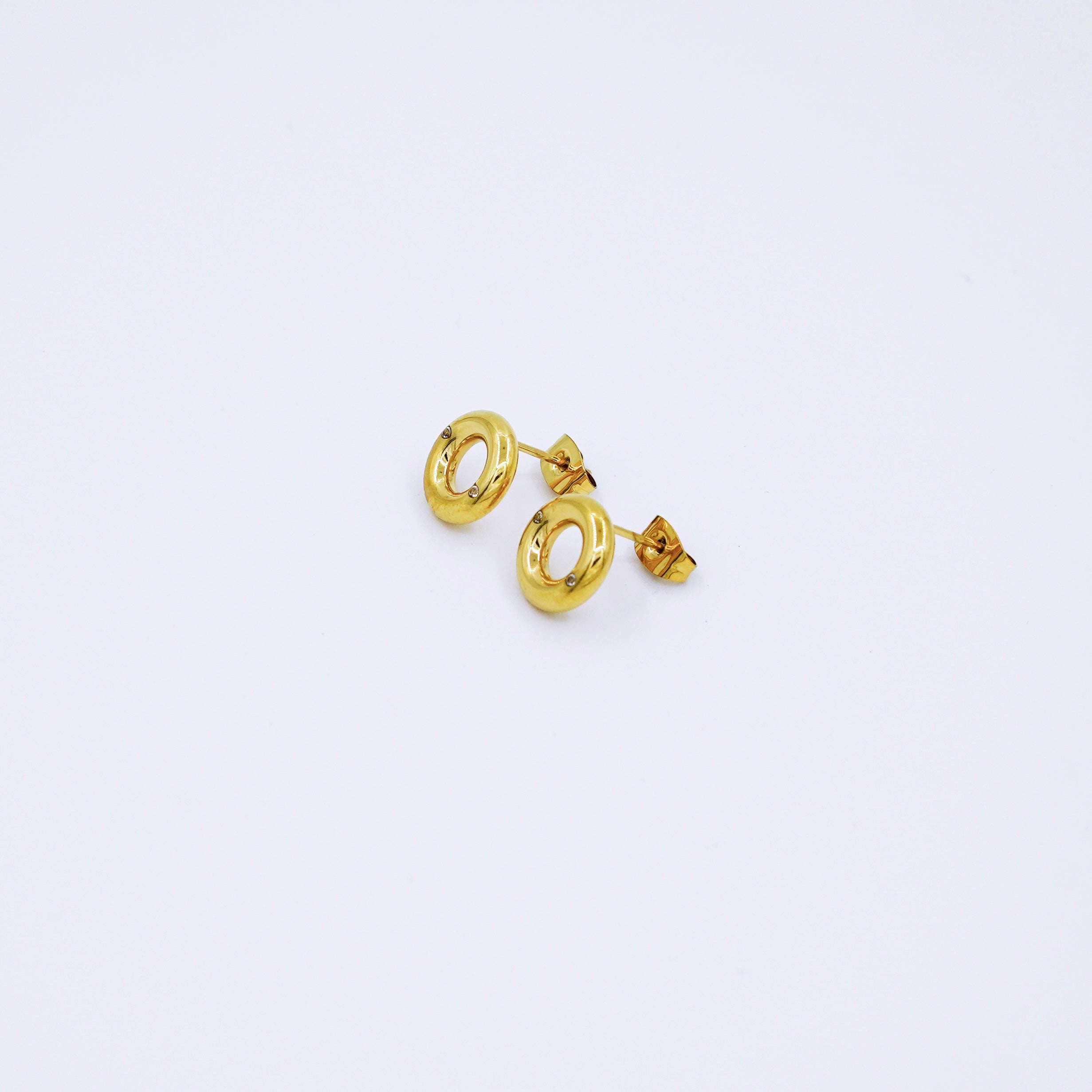 Donut Earring - Gold