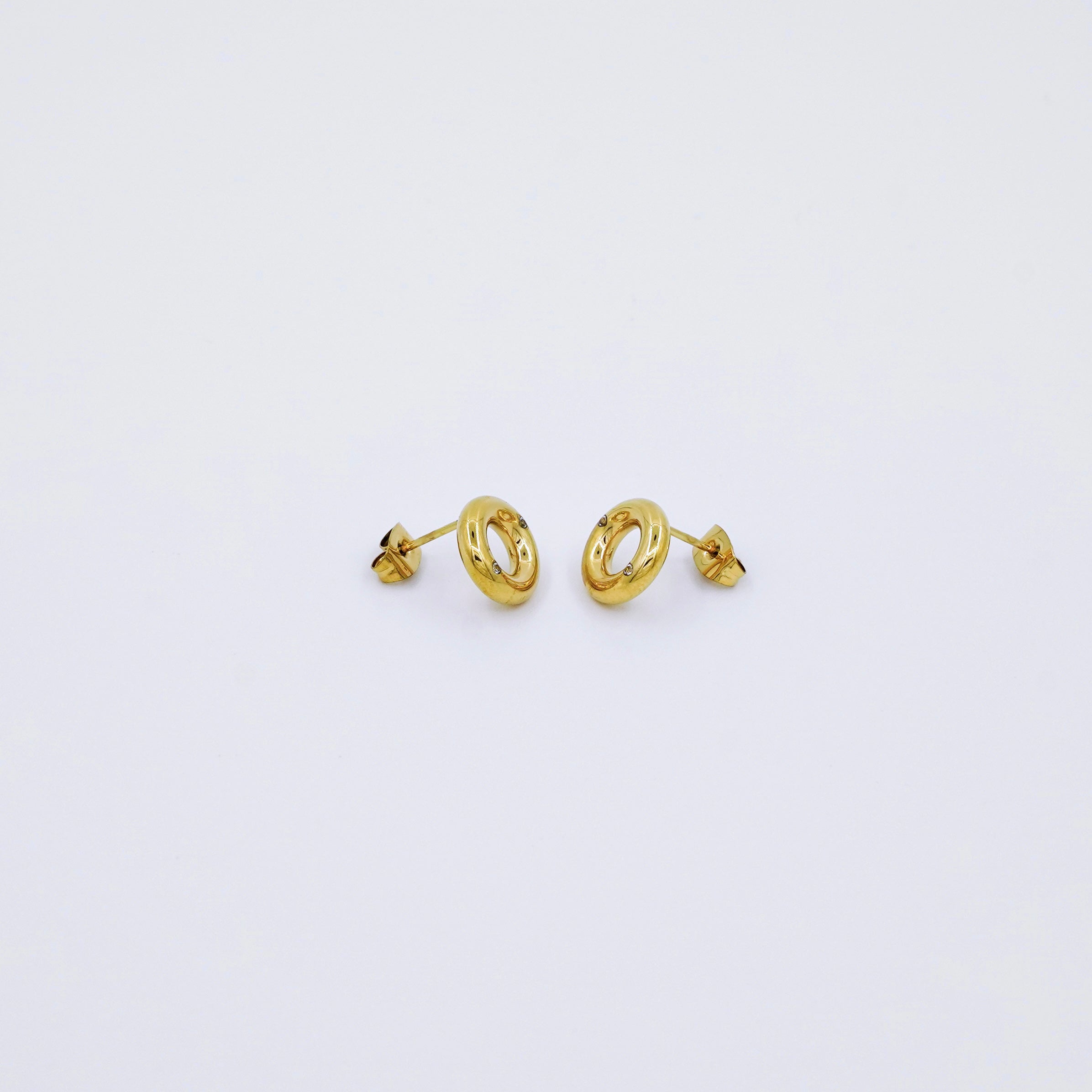 Donut Earring - Gold