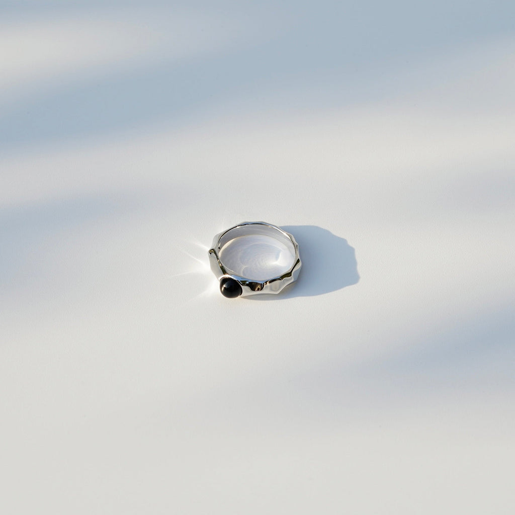 Eclips Obsidian Ring