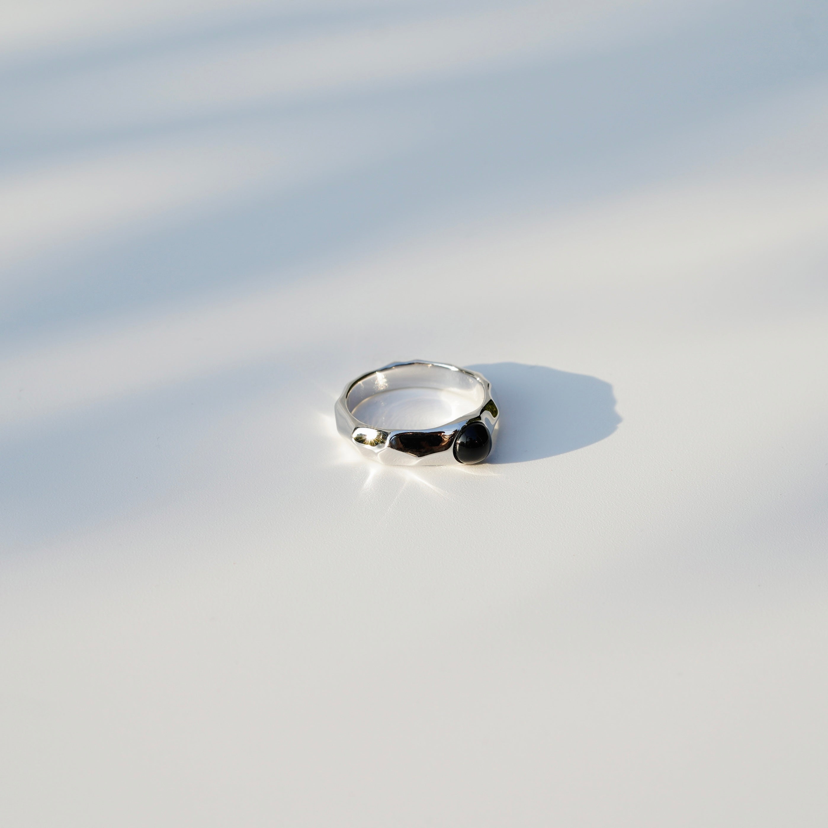 Eclips Obsidian Ring
