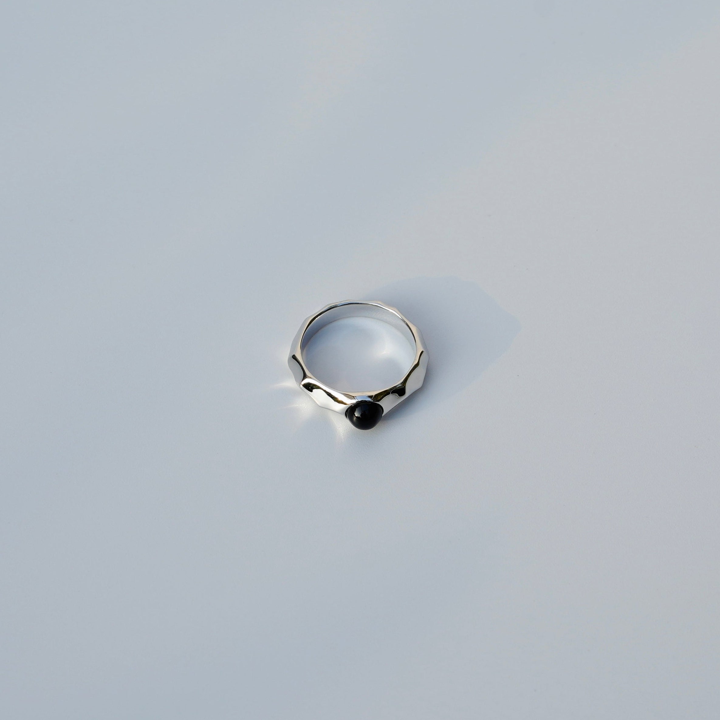 Eclips Obsidian Ring